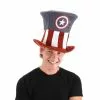 Elope Captain America Adult Costume Top Hat -Bioworld Shop 291210 captain america costume top hat adult aac8aa77 e12a 438c ac8d 420b44250a43