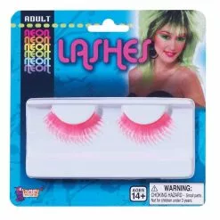 Forum Novelties Tubular Neon Purple Costume Eyelashes