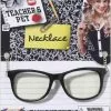 Forum Novelties Teacher's Pet Glasses With Chain Costume Necklace -Bioworld Shop 68624 teacher s pet glasses with chain costume necklace