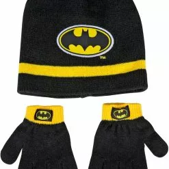 Berkshire Fashions Inc. DC Comics Batman Kids Winter Beanie & Glove Set