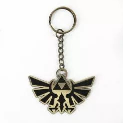 Bioworld Nintendo Zelda Mens Black Metal Keychain