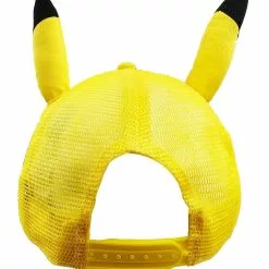 Bioworld Pokemon Pikachu Big Face With Ears Snapback Hat | One Size -Bioworld Shop BIW 37056 CC
