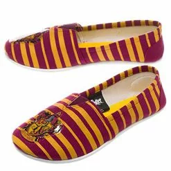 Bioworld Harry Potter Gryffindor Canvas Slip On Shoes