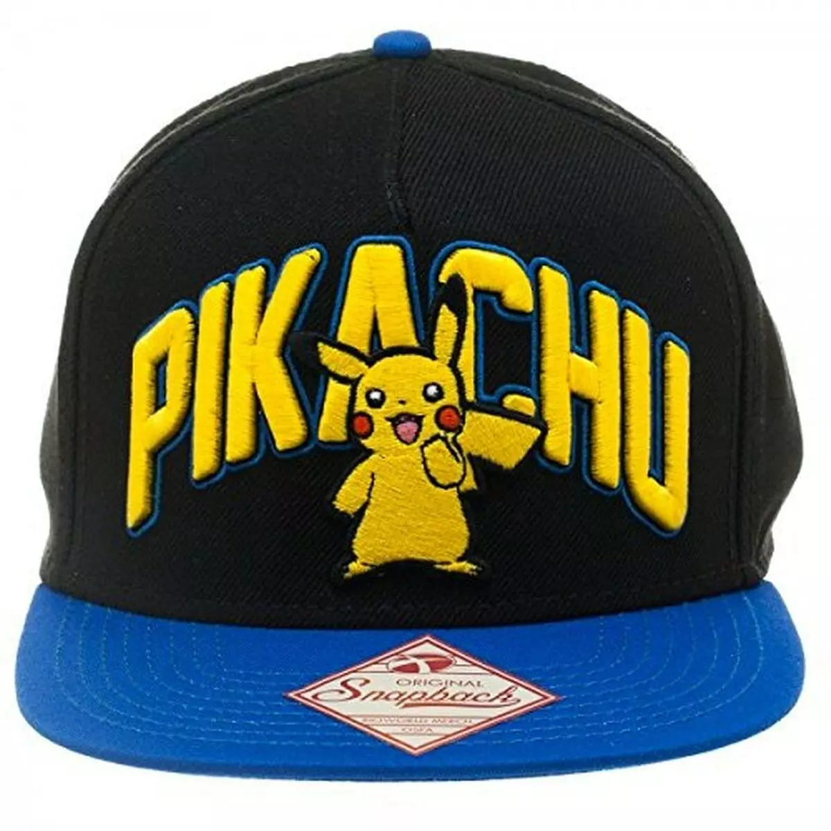 Bioworld Pokemon Pikachu Snapback Baseball Hat 3 Bioworld Pokemon Pikachu Snapback Baseball Hat