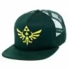 Bioworld Legend Of Zelda Green Triforce Logo Trucker Hat -Bioworld Shop BIW 46805 C