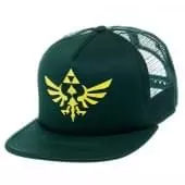 Bioworld Legend Of Zelda Green Triforce Logo Trucker Hat