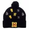Bioworld Harry Potter Hogwarts Houses Embroidered Logos Pom Beanie -Bioworld Shop BIW KC4GKWHPT CA de798bc6 d9b9 44e1 bb36 b5e142d6981f
