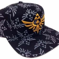 Bioworld Legend Of Zelda Crest All Over Print Snapback Hat -Bioworld Shop BIW SB227NZSS CB