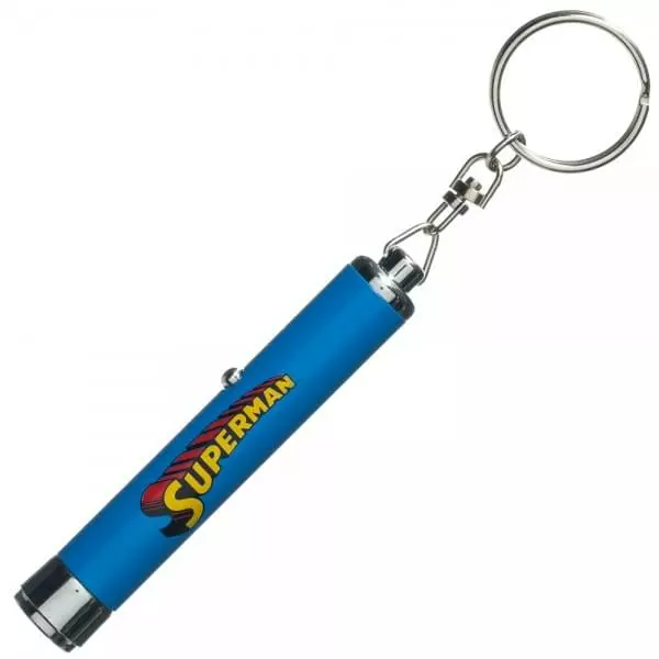Bioworld Superman Logo Flashlight Keychain 3 Bioworld Superman Logo Flashlight Keychain