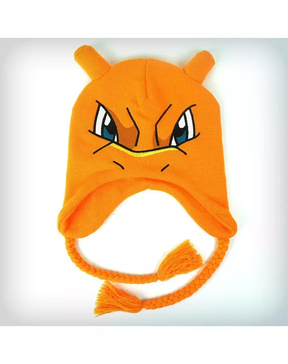 Bioworld Pokemon Charizard Big Face Laplander Beanie Hat 3 Bioworld Pokemon Charizard Big Face Laplander Beanie Hat