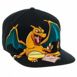 Bioworld Pokemon Charizard Black Snapback Hat 13 Bioworld Pokemon Charizard Black Snapback Hat -Bioworld Shop BIW SB1S13POK CC