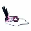 Bauer Pacific Imports Paris Eye Costume Mask With Feather: Pink/Black -Bioworld Shop BPI 12100 A CA 0e0737da 9f29 406c 9725 e98ce753778b