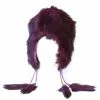 Bauer Pacific Imports Arctic Faux Fur Costume Hat Black/Purple -Bioworld Shop BPI 10090 D CA 28b0d94b d80b 4ea3 9463 d9416c124c69