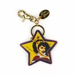 Crowded Coop, LLC DC Comics Bombshells Wonder Woman Faux Leather Keychain -Bioworld Shop CRC DCCL209 CC