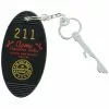 Crowded Coop, LLC Retro Motel Key Fob - Acme Exec Suites Black -Bioworld Shop CRC SP131 CA