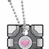 Crowded Coop, LLC Portal Original Companion Cube Key Cap Key Chain -Bioworld Shop CRC P251 CA