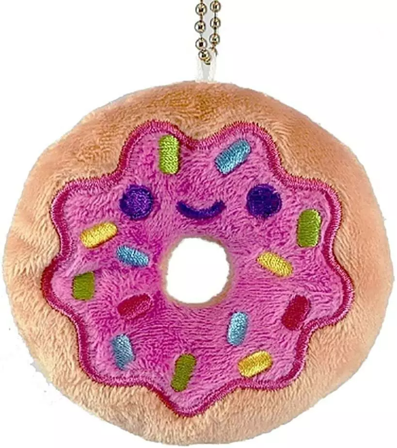 Disburst Donut Plush Charm Keychain 3 Disburst Donut Plush Charm Keychain