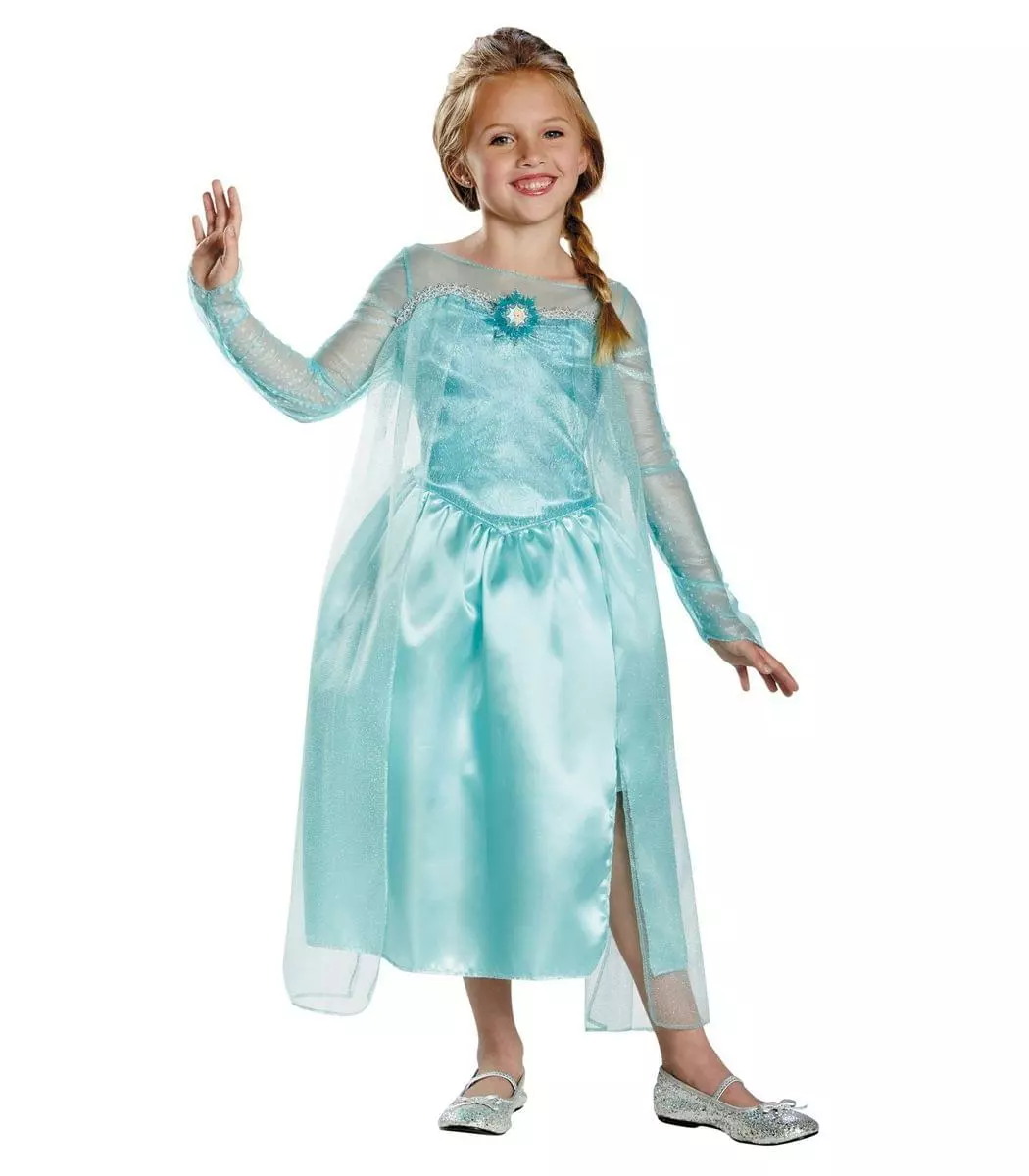 Disguise Frozen Disney Classic Elsa Snow Queen Gown Child Costume 3 Disguise Frozen Disney Classic Elsa Snow Queen Gown Child Costume