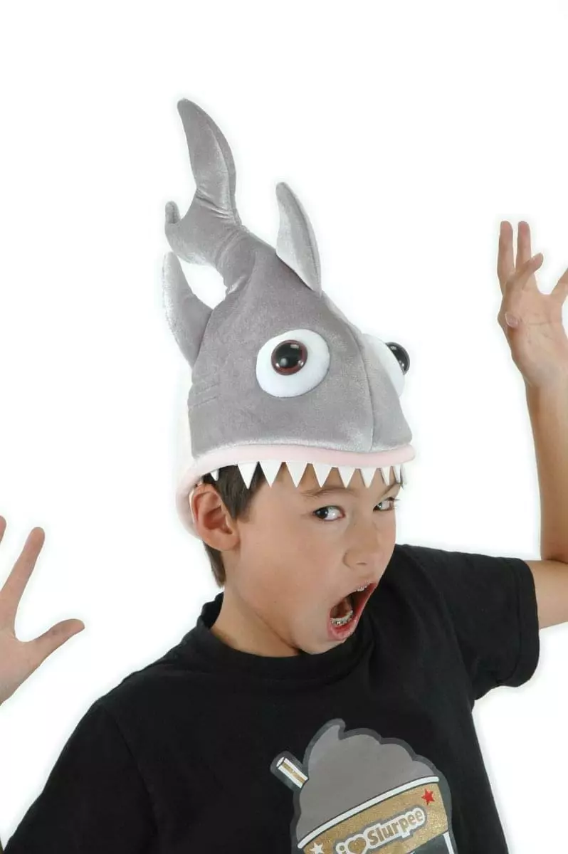 Elope Man Eater Shark Costume Hat One Size 3 Elope Man Eater Shark Costume Hat One Size