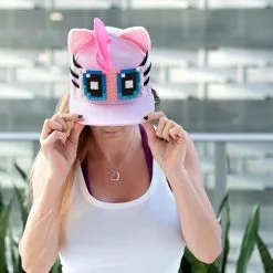 Elope My Little Pony Pinkie Pie Snapback Hat / Cap With Bricky Blocks For Girls -Bioworld Shop ELP 292210 CE