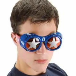 Elope Captain America Costume Goggles Adult