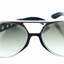 Elope Rock N' Roll Silver Adult Costume Glasses