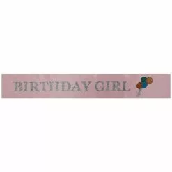 Elope Birthday Girl Sash Pink One Size