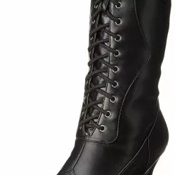 Ellie Shoes Amelia Victorian Women's Costume Boots, Black