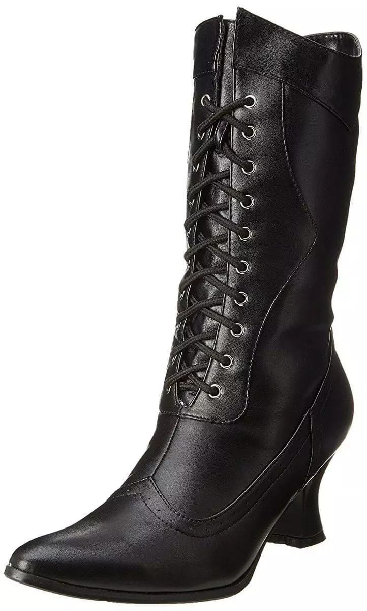 Ellie Shoes Amelia Victorian Women's Costume Boots, Black 3 Ellie Shoes Amelia Victorian Women's Costume Boots, Black