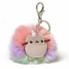 Enesco Pusheenicorn Pusheen Unicorn 4" Plush Poof Keychain