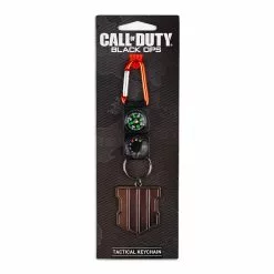 Exquisite Gaming Call Of Duty: Black Ops 4 Logo & Keychain Compass Set | Includes Thermometer