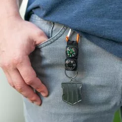 Exquisite Gaming Call Of Duty: Black Ops 4 Logo & Keychain Compass Set | Includes Thermometer -Bioworld Shop EXG GKCOCD300060 CE