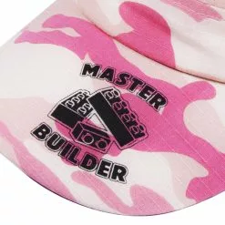 Toynk Master Builder Camo Hat | Pink & Cream Cap | Adjustable Size -Bioworld Shop FCM 01267 CD