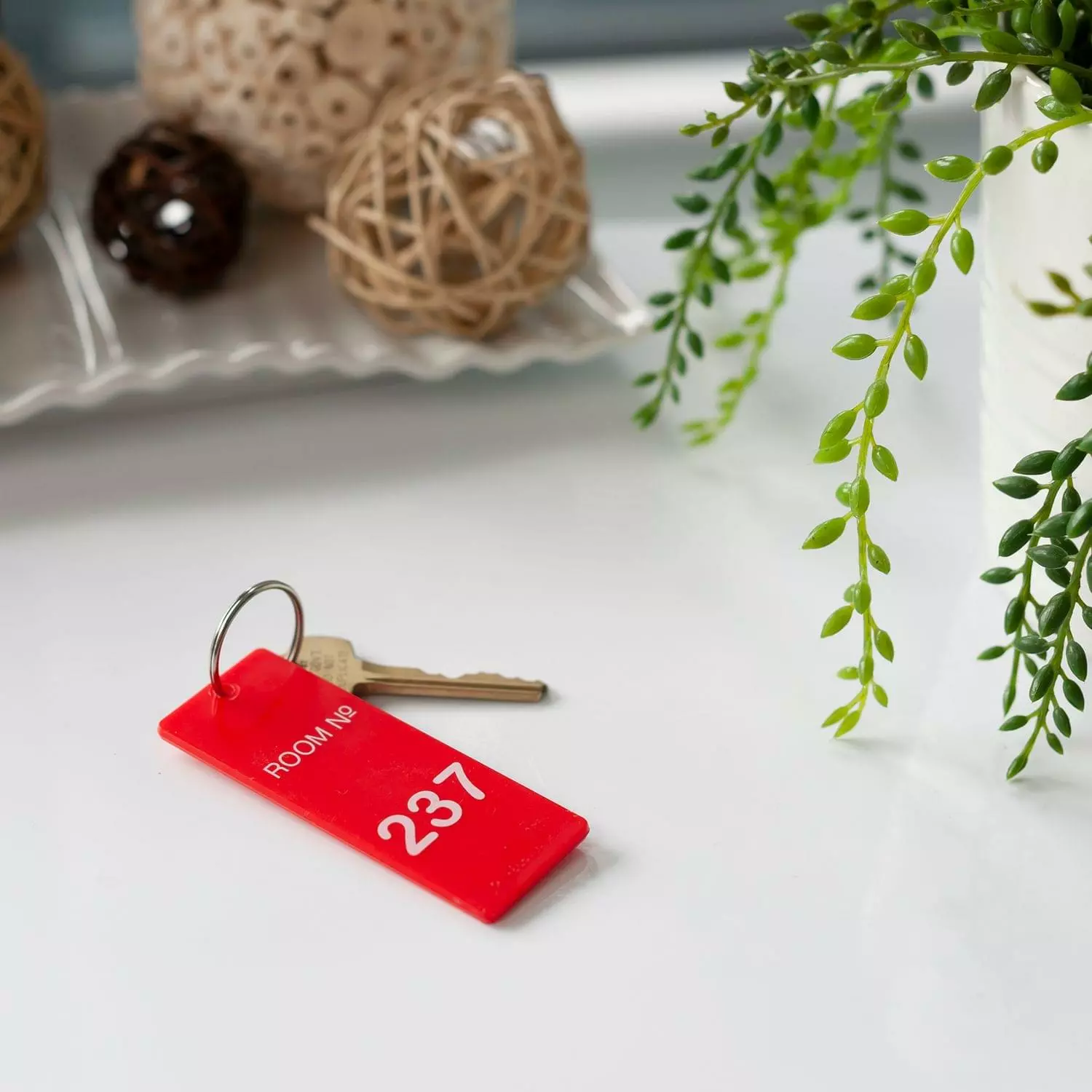 Toynk The Overlook Hotel Room 237 Keychain | Room Key Tag Replica From The Shining 6 Toynk The Overlook Hotel Room 237 Keychain | Room Key Tag Replica From The Shining - Image 4