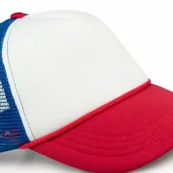 Toynk Stranger Things Mesh Red White & Blue Vintage Mesh Trucker Cap -Bioworld Shop FCM 01310 CC
