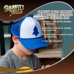 Toynk Gravity Falls Dipper’s Hat| Official Licensed| Pines Trucker Hat -Bioworld Shop FCM 01346 CGR 2e102cb8 c2ae 4bec 9197 b43221ba6024