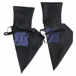 Forum Novelties Witch Shoe Covers Costume Accessory With Purple Buckles