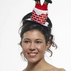 Forum Novelties Santa Stuck In Chimney Mini Costume Hat Headband Adult