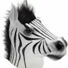 Forum Novelties Latex Animal Costume Mask Adult: Zebra -Bioworld Shop FRM 71347 CA