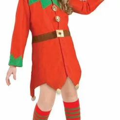 Forum Novelties Red And Green Striped Holiday Costume Socks Child