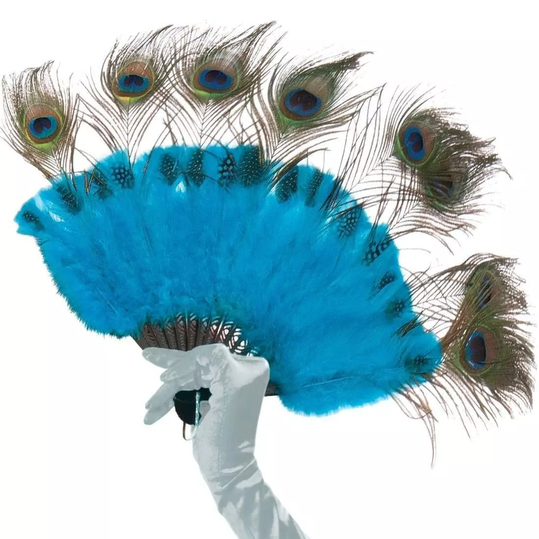 Forum Novelties Peacock Tail Feather Handheld Fan Costume Accessory 3 Forum Novelties Peacock Tail Feather Handheld Fan Costume Accessory