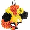 Forum Novelties Day Of The Dead Costume Mask With One Eye Yellow/Orange Adult 2 Forum Novelties Day Of The Dead Costume Mask With One Eye Yellow/Orange Adult -Bioworld Shop FRM 76002 CA