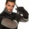 Forum Novelties Dark Royalty Adult Costume Gloves, Black -Bioworld Shop FRM 80723 CA