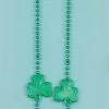Forum Novelties St. Patrick Day Shamrock 48" Beaded Costume Necklace -Bioworld Shop FRM 56220 CA