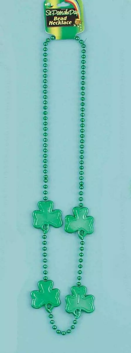 Forum Novelties St. Patrick Day Shamrock 48" Beaded Costume Necklace 3 Forum Novelties St. Patrick Day Shamrock 48" Beaded Costume Necklace