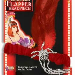 Forum Novelties 20's Charleston Flapper Red Adult Headpiece