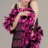 Forum Novelties Pink & Black Flapper Roaring 20's Adult Costume Boa -Bioworld Shop FRM 62903 Ca