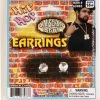 Forum Novelties Big Diamond Stud Costume Earrings Accessory -Bioworld Shop FRM 63983 Ca