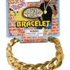 Forum Novelties Hip Hop Big Links Gold Costume Bracelet -Bioworld Shop FRM 64059 Ca