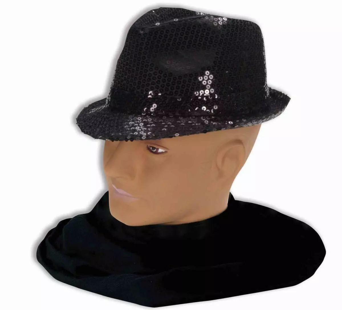 Forum Novelties Black Sequin Fedora Adult Costume Hat 3 Forum Novelties Black Sequin Fedora Adult Costume Hat